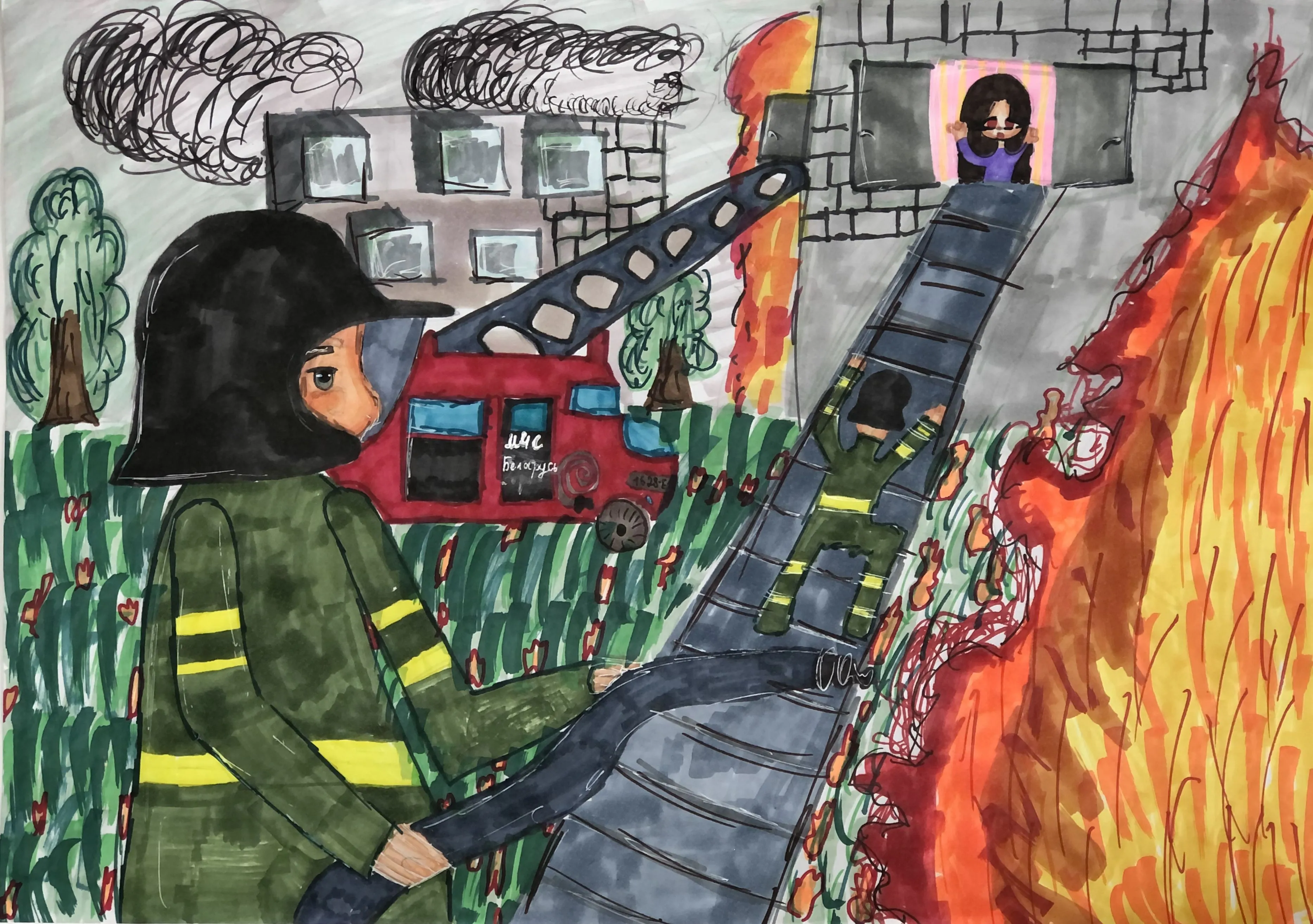 МЧС, Беларусь - Ульяна Шиманская - 1 месца 10 гадоў (10-13 гадоў) - Беларусь - Тельмовская ДШИ, Улыбина Анна Ивановна