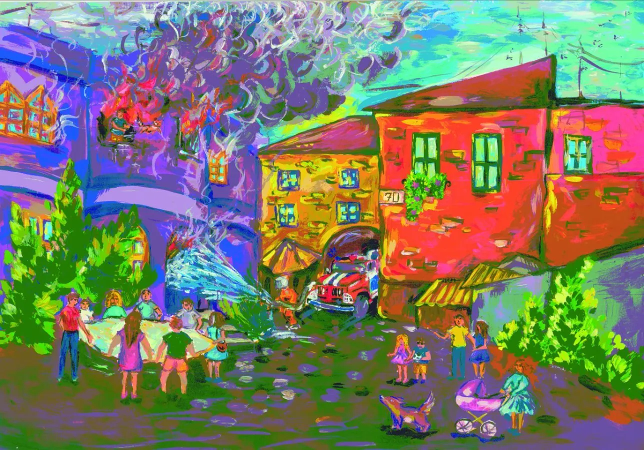 Ксенія Дзянішчыц - 14 гадоў - 2 месца (14-17 гадоў) Мастацкая школа Клейнікі, Беларусь