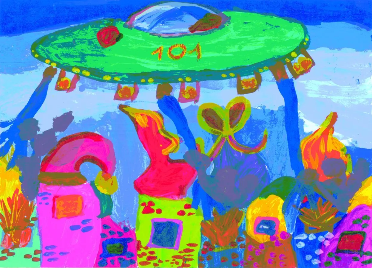 Ганна Аніжук - 6 гадоў - 2 месца (4-6 гадоў).  Студыя “Фантазёры”.  Брэст, Беларусь