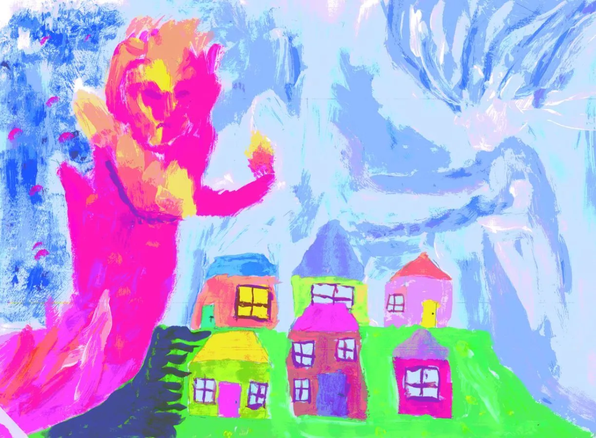 Насця Мікалаева - 8 гадоў - 2 месца (7-9 гадоў).  Мастацкая студыя “Калібры”.  Вістычы, Беларусь