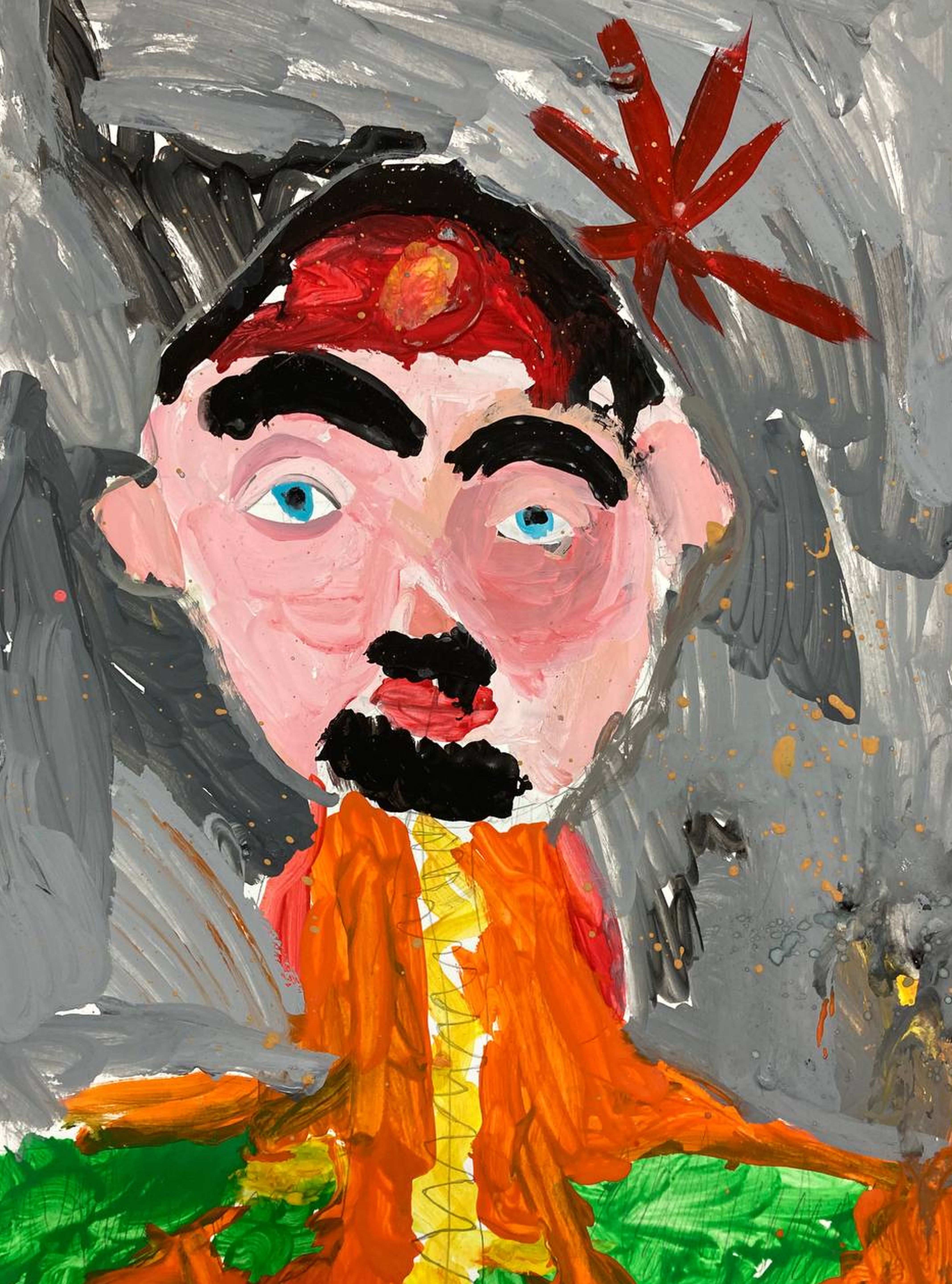 Закаленный вспышками огня и дымом - Варвара Лосенкова - 1 месца 6 гадоў (4-6 гадоў) - Беларусь - Арт-школа Фантазеры. Иванова Людмила Викторовна