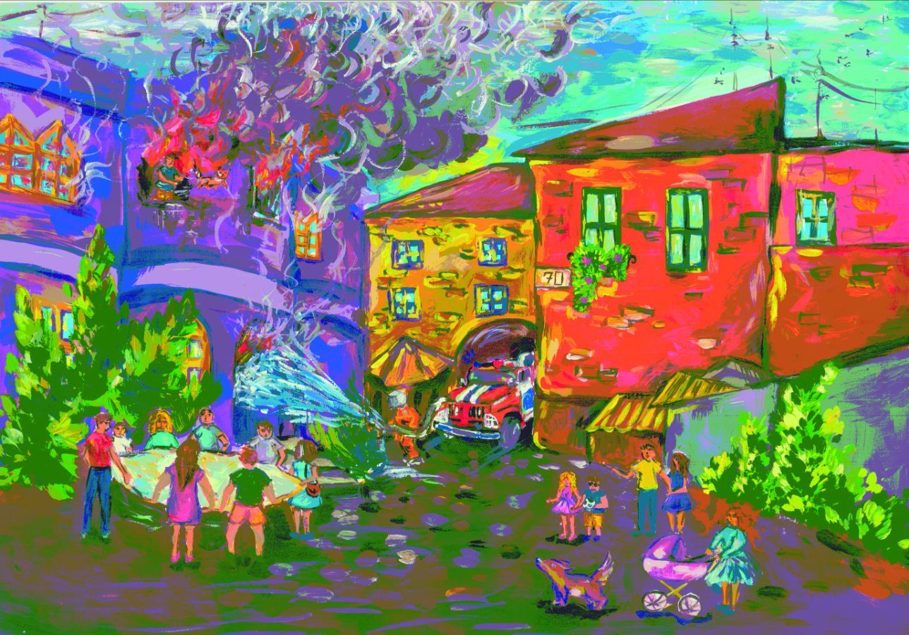 Ксенія Дзянішчыц - 14 гадоў - 2 месца (14-17 гадоў) Мастацкая школа Клейнікі, Беларусь